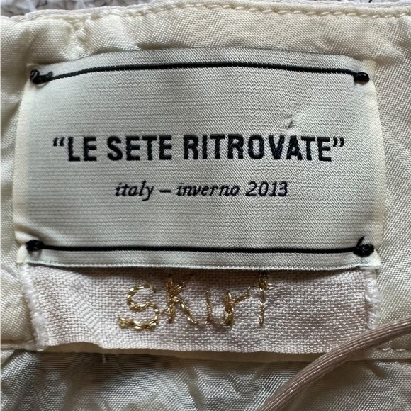 Forte Forte Le Sete Ritrovate 100% silk skirt women’s size small made in Italy - Picture 3 of 11